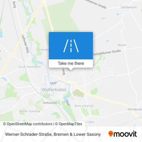 Карта Werner-Schrader-Straße