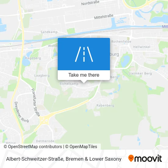 Карта Albert-Schweitzer-Straße