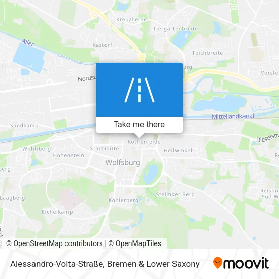 Карта Alessandro-Volta-Straße