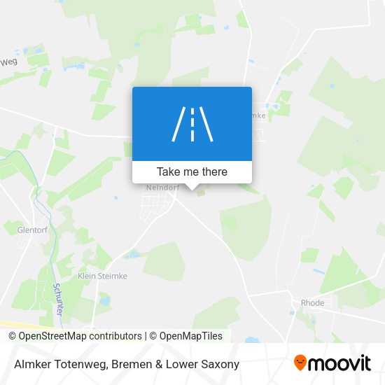 Almker Totenweg map