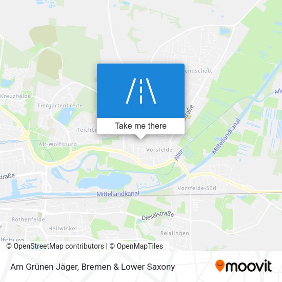 Am Grünen Jäger map