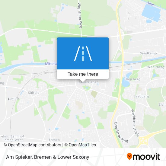 Am Spieker map