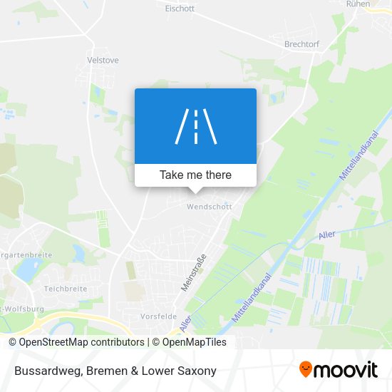 Bussardweg map