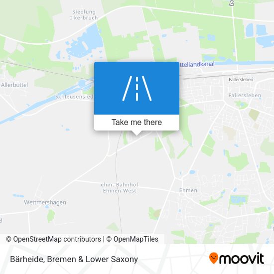 Bärheide map