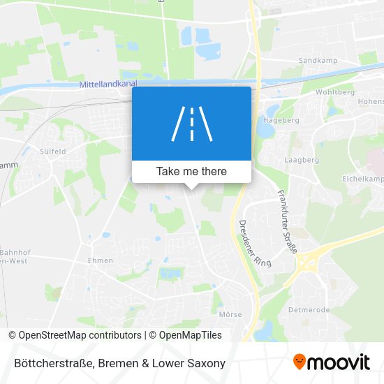 Böttcherstraße map