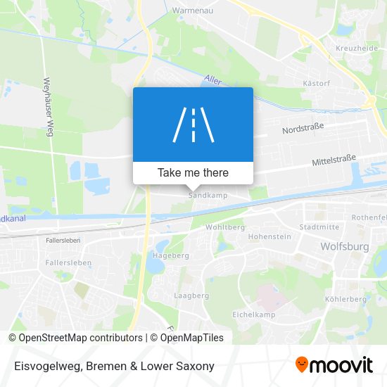 Eisvogelweg map