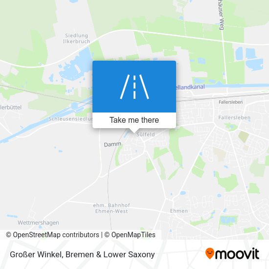 Großer Winkel map
