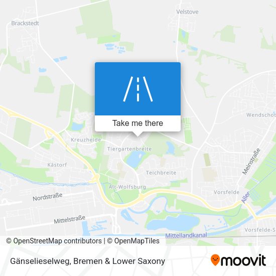 Gänselieselweg map