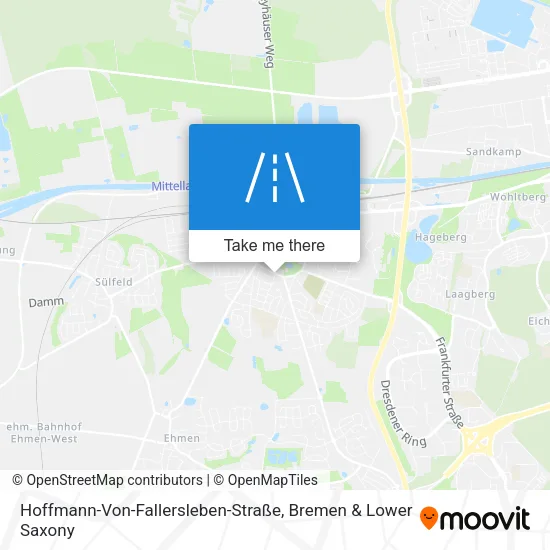 Карта Hoffmann-Von-Fallersleben-Straße
