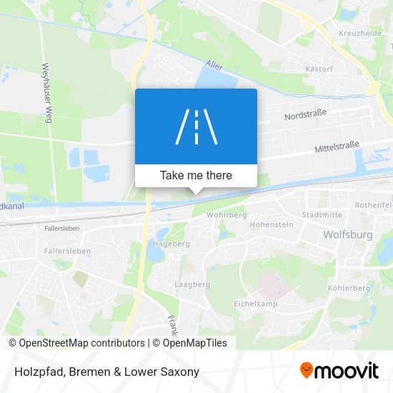 Holzpfad map