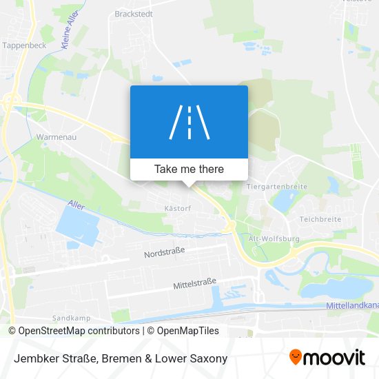 Jembker Straße map