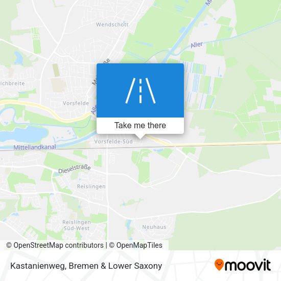 Kastanienweg map