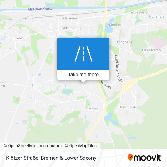 Klötzer Straße map