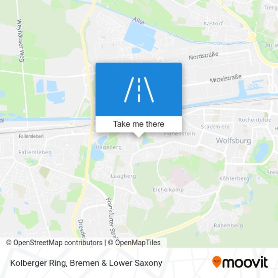 Kolberger Ring map