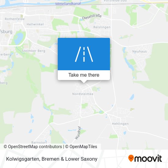 Kolwigsgarten map