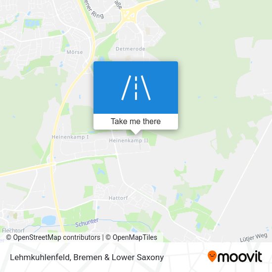 Lehmkuhlenfeld map