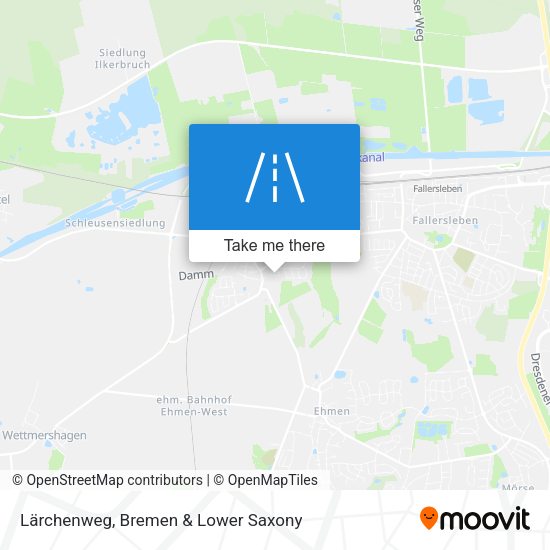 Lärchenweg map