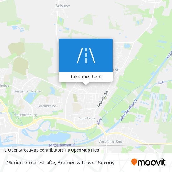 Marienborner Straße map