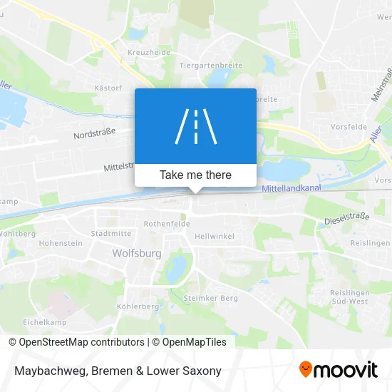 Карта Maybachweg