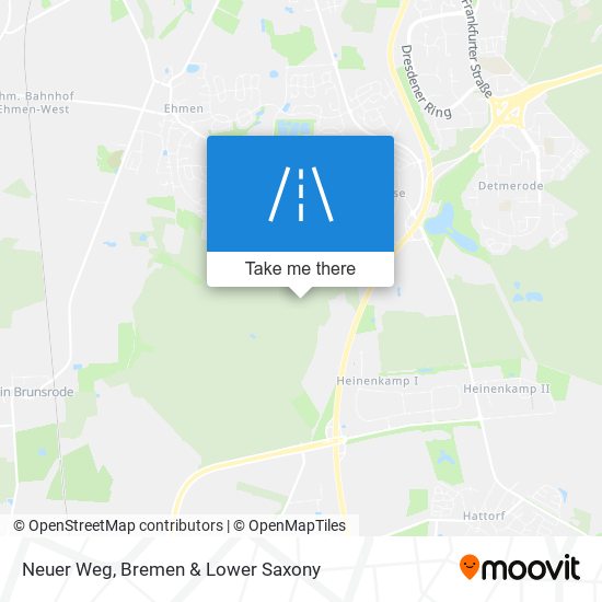 Neuer Weg map