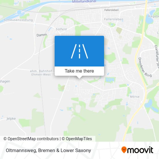 Oltmannsweg map