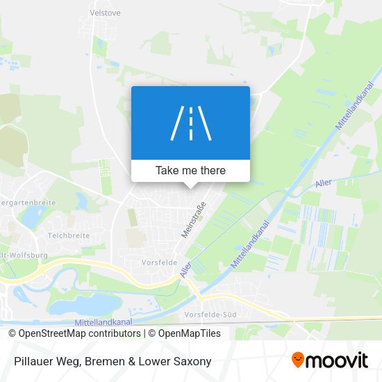 Pillauer Weg map