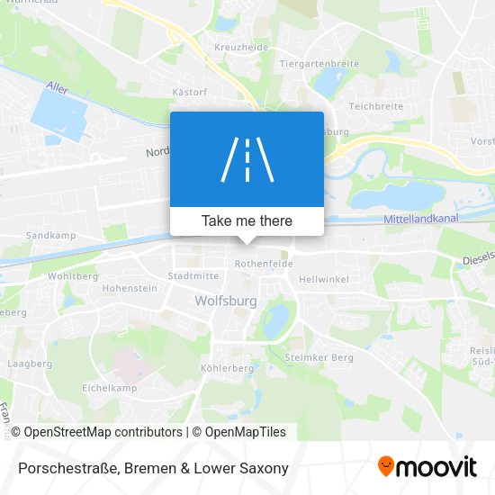 Porschestraße map