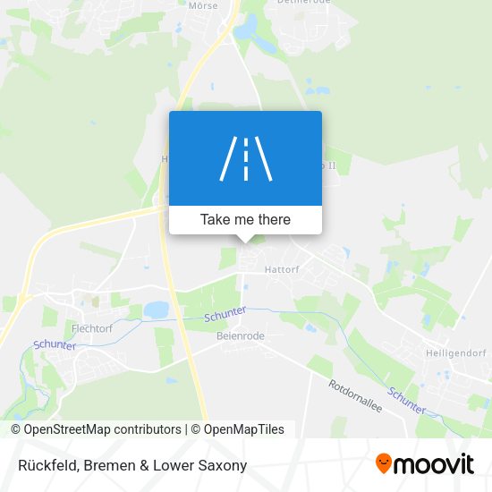 Rückfeld map
