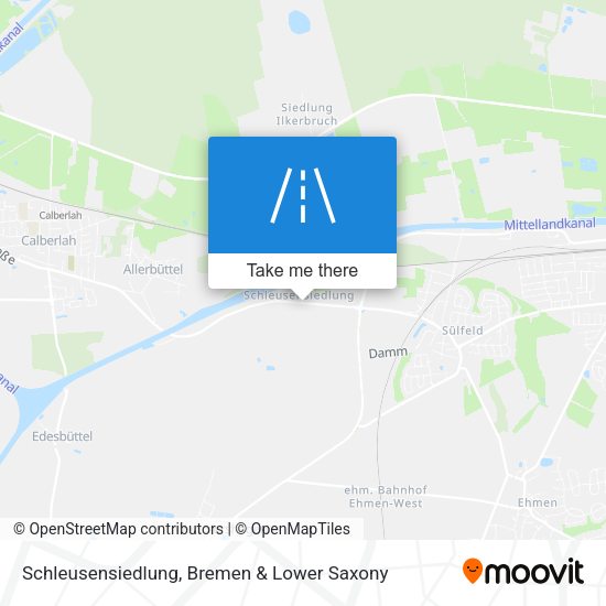 Schleusensiedlung map