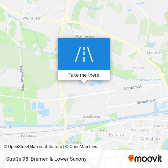 Straße 98 map