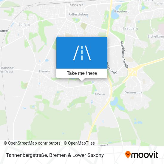 Tannenbergstraße map