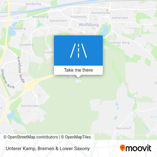 Unterer Kamp map
