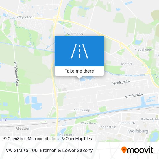Vw Straße 100 map