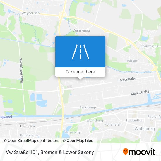Vw Straße 101 map
