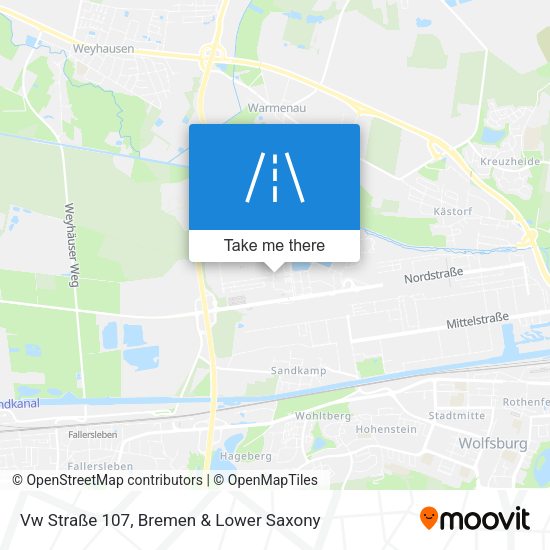 Vw Straße 107 map