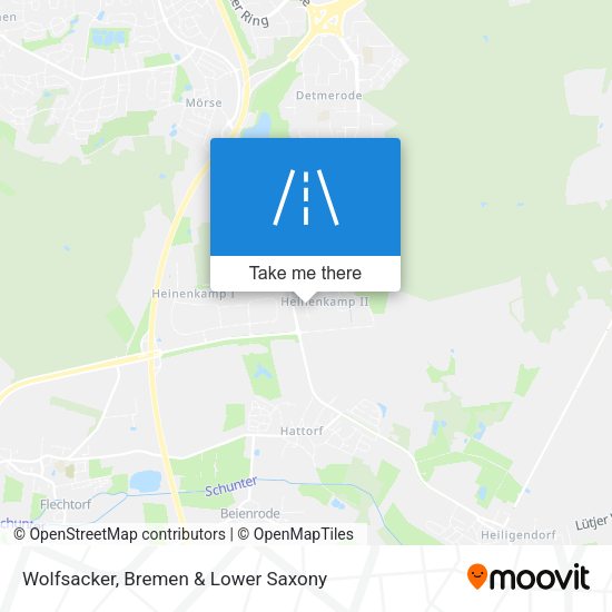 Wolfsacker map