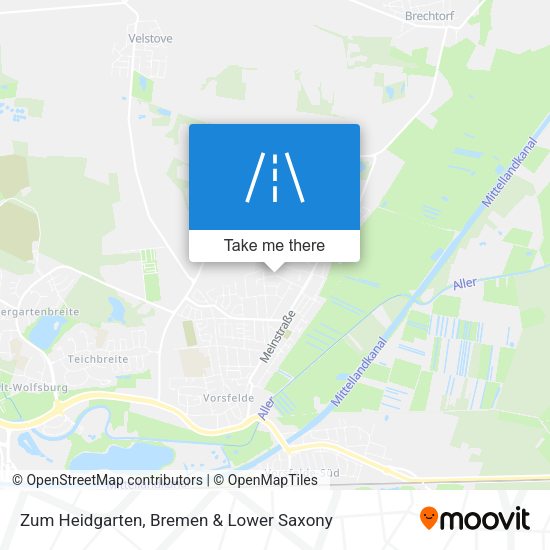 Zum Heidgarten map