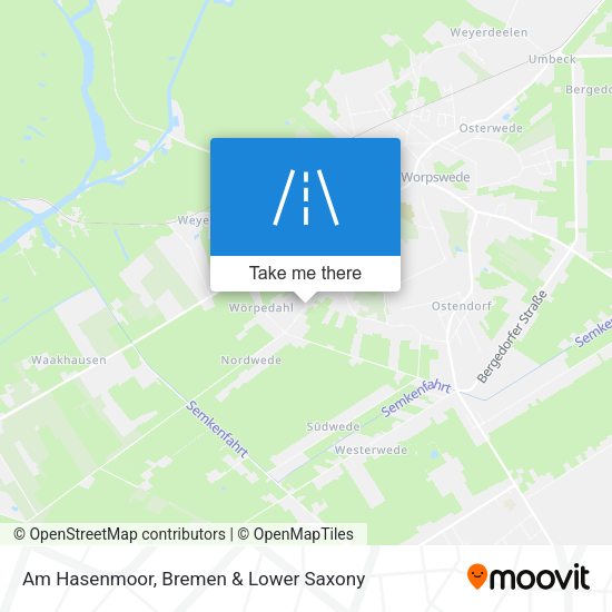 Am Hasenmoor map