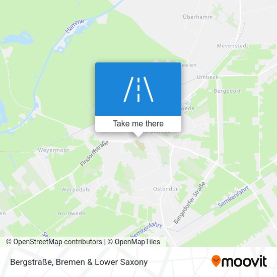 Bergstraße map
