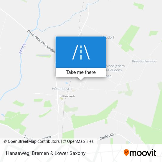 Hansaweg map