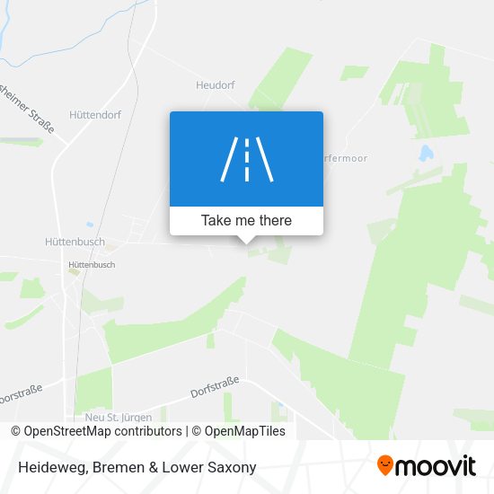 Heideweg map