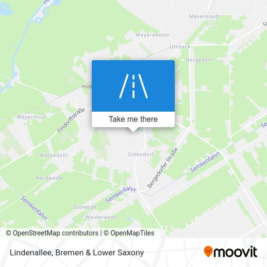 Lindenallee map