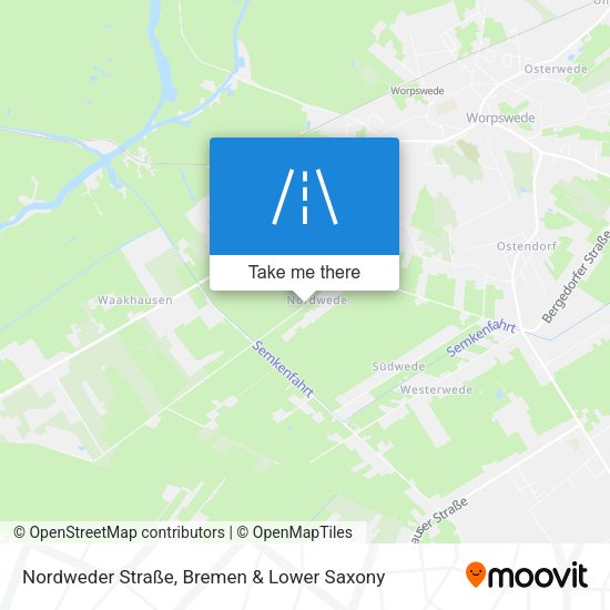 Nordweder Straße map