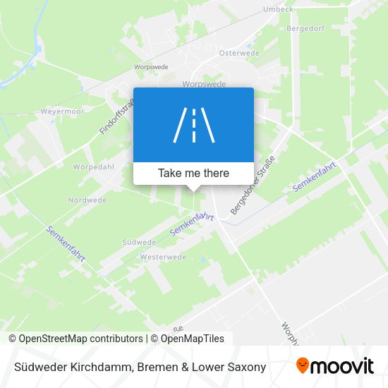 Südweder Kirchdamm map