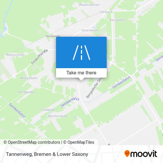 Tannenweg map