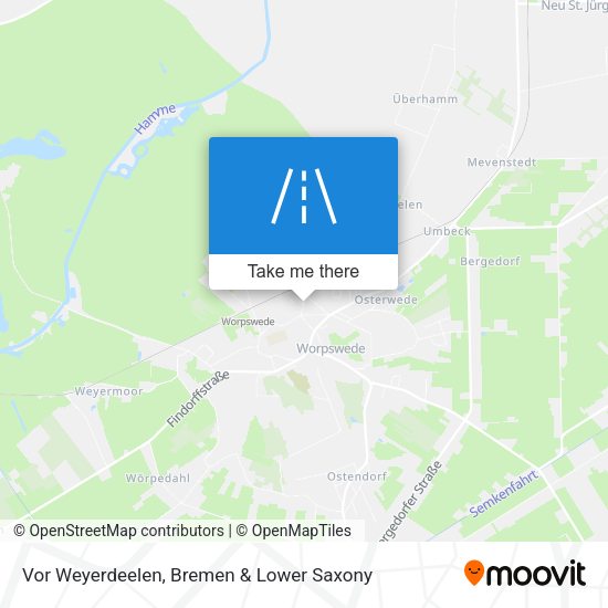 Vor Weyerdeelen map