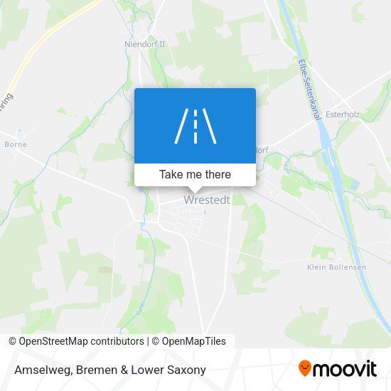 Amselweg map
