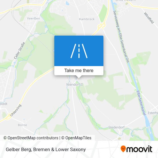 Gelber Berg map