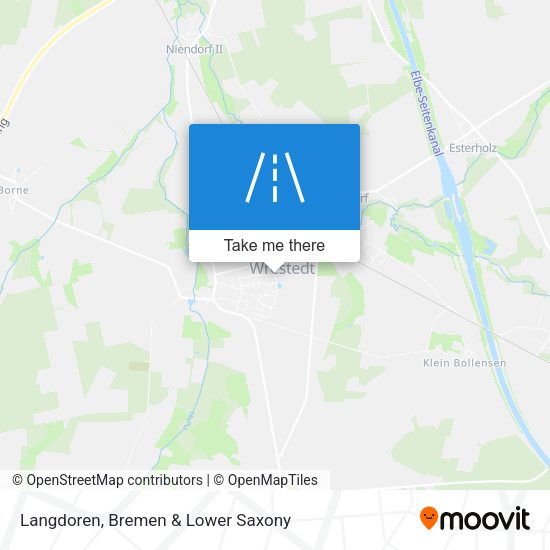 Langdoren map