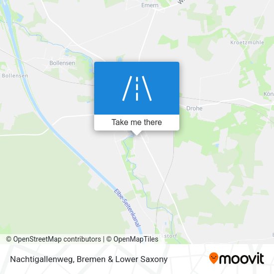 Nachtigallenweg map